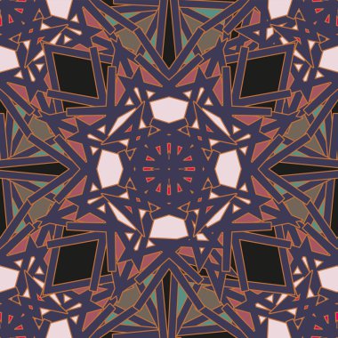 Yeni arka plan için soyut geometrik seamless modeli. 