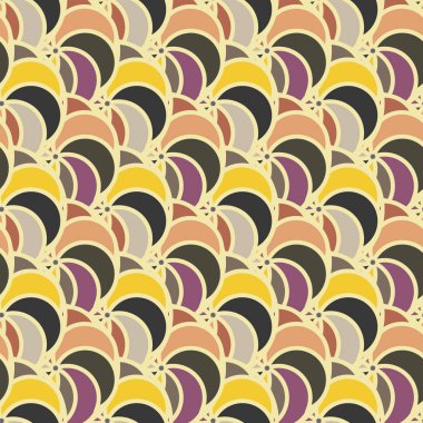 soyut geometrik renk desenli vektör çizimi