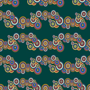 Daireler, arka plan ile soyut seamless modeli