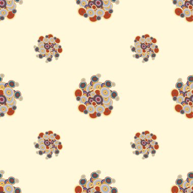 Daireler, arka plan ile soyut seamless modeli