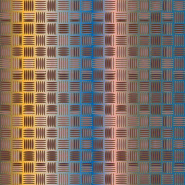 Oluklu Metal seamless modeli. Vektör çizim 