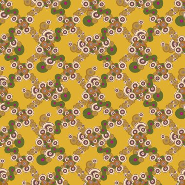 Daireler, arka plan ile soyut seamless modeli