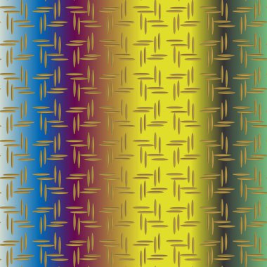 Oluklu Metal Dikişsiz desen vektör çizim.