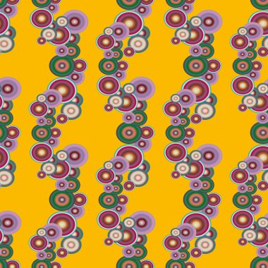 Daireler, arka plan ile soyut seamless modeli