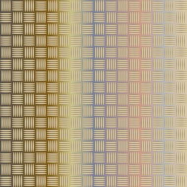 Oluklu Metal seamless modeli. Vektör çizim 