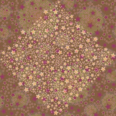 Arka plan için yıldız ile soyut geometrik renkli desen.