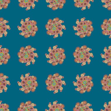 Daireler, arka plan ile soyut seamless modeli