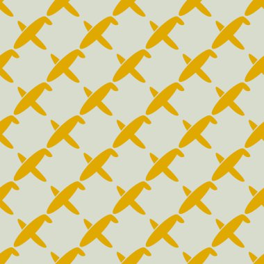 Uçakların, vektör çizim seamless modeli