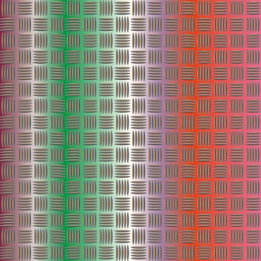 Oluklu Metal seamless modeli. Vektör çizim 