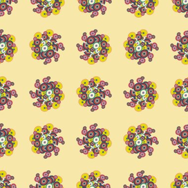 Daireler, arka plan ile soyut seamless modeli