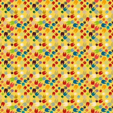 Çok renkli diş parlak Dikişsiz desen arka planı için.