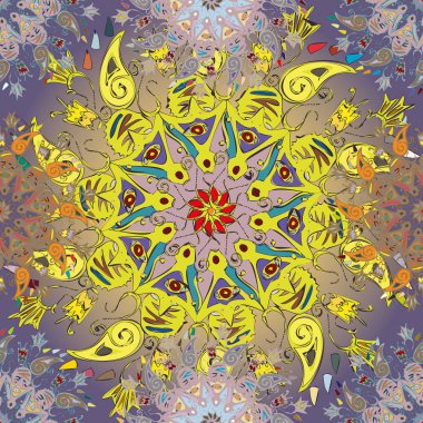 Arkaplan için soyut geometrik renkli desen. vektör illüstrasyonu 