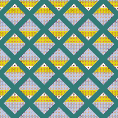 Arka plan için soyut geometrik renkli desen. Duvar kağıdı, desen dolgularını, web sayfası arka planı, yüzey dokuları için dekoratif zemin-ebilmek var olmak kullanılmış.