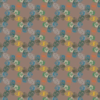 Soyut geometrik renkli seamless modeli, arka plan