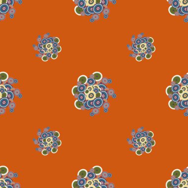 Daireler, arka plan ile soyut seamless modeli