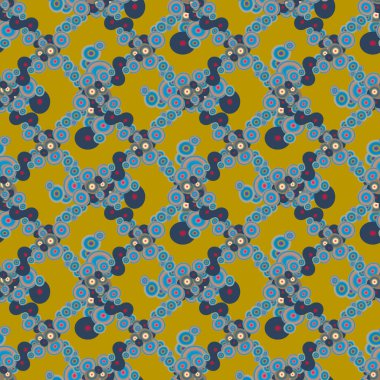 Daireler, arka plan ile soyut seamless modeli
