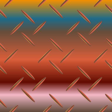 Oluklu Metal seamless modeli. Vektör çizim 