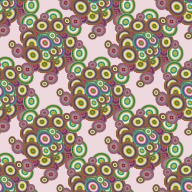 Daireler, arka plan ile soyut seamless modeli