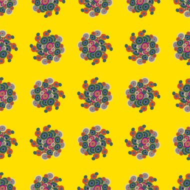 Daireler, arka plan ile soyut seamless modeli