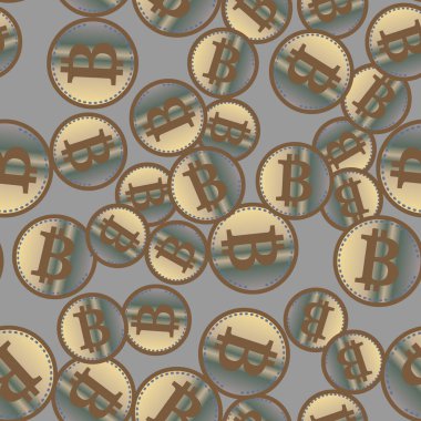 bitcoins parlak parlak pahalı sikkeleri ile Seamless modeli 