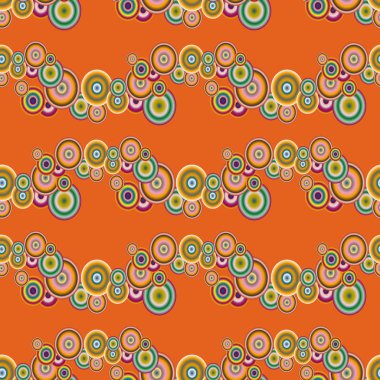 Daireler, arka plan ile soyut seamless modeli