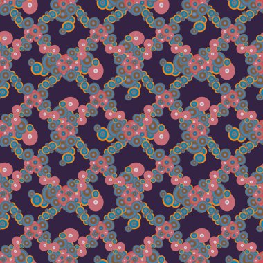 Daireler, arka plan ile soyut seamless modeli