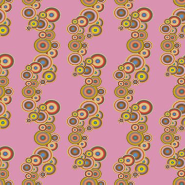 Daireler, arka plan ile soyut seamless modeli