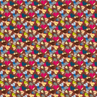 çizgi film kamp çadırları ile renk seamless modeli