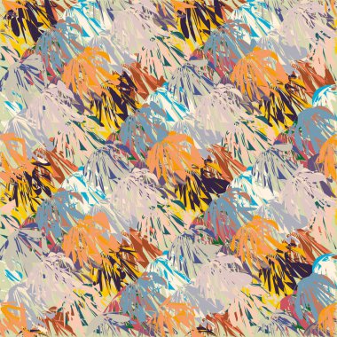 Soyut geometrik renkli seamless modeli, arka plan