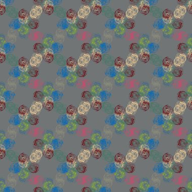 Soyut geometrik renkli seamless modeli, arka plan