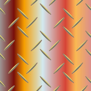 Oluklu Metal seamless modeli. Vektör çizim 