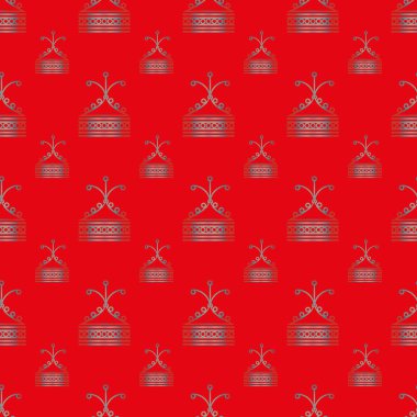 Altın seamless modeli, vektör çizim 