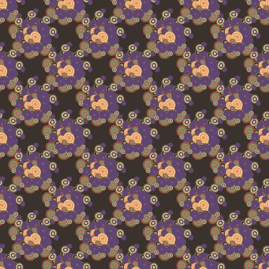 Daireler, arka plan ile soyut seamless modeli