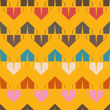 çizgi film kamp çadırları ile renk seamless modeli