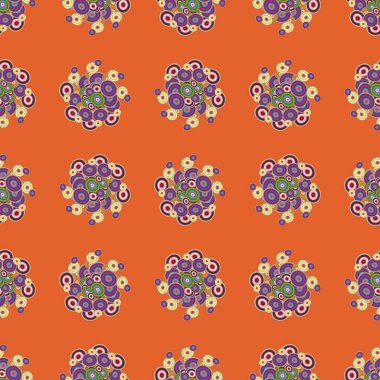 Daireler, arka plan ile soyut seamless modeli