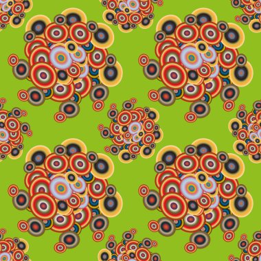 Daireler, arka plan ile soyut seamless modeli