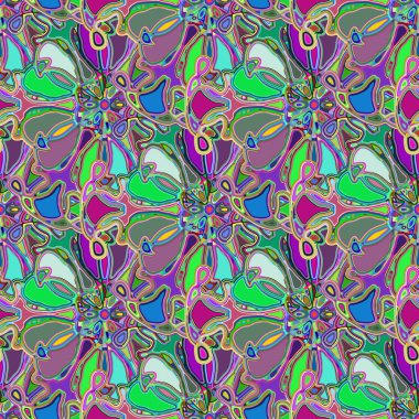 Soyut kaleydoskop renkli Dikişsiz desen arka planı için. 