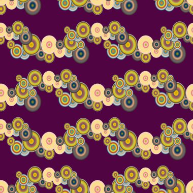 Daireler, arka plan ile soyut seamless modeli