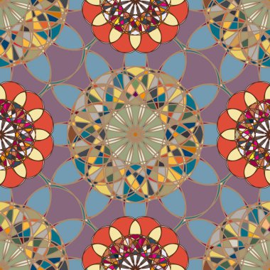  soyut geometrik Dikişsiz desen arka planı için