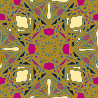 Yeni arka plan için soyut geometrik seamless modeli. 