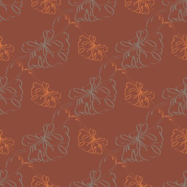 Çok renkli yay ve kurdeleler parlak seamless modeli.