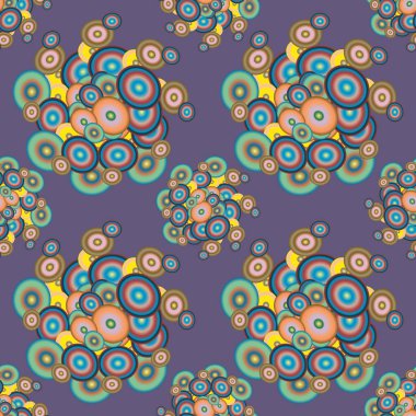 Daireler, arka plan ile soyut seamless modeli