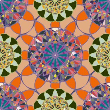  soyut geometrik Dikişsiz desen arka planı için