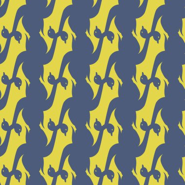 Kuğu renkli parlak seamless modeli