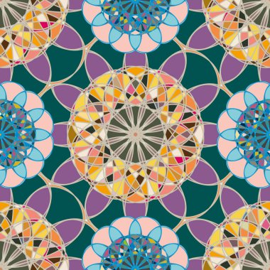  soyut geometrik Dikişsiz desen arka planı için