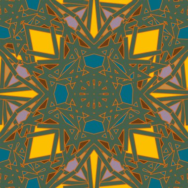 Yeni arka plan için soyut geometrik seamless modeli. 