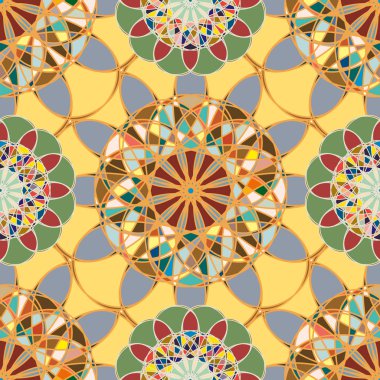  soyut geometrik Dikişsiz desen arka planı için