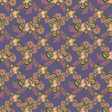 Daireler, arka plan ile soyut seamless modeli