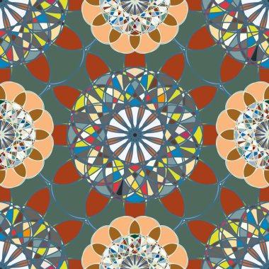  soyut geometrik Dikişsiz desen arka planı için