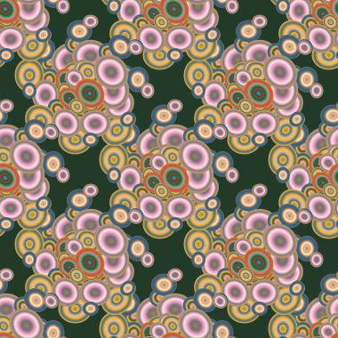 Daireler, arka plan ile soyut seamless modeli